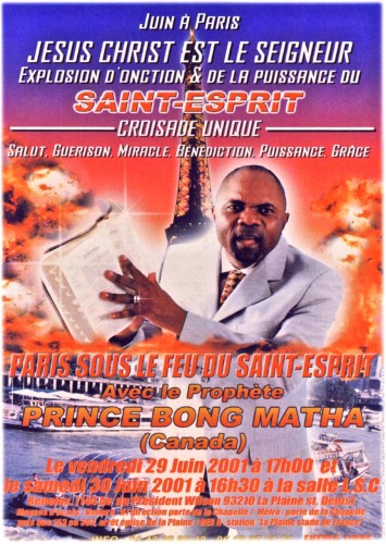 Damien Mottier, Paris, églises africaines à paris, paris centre chrétien, selvaraj rajiah, dorothée rajiah, prophétisme